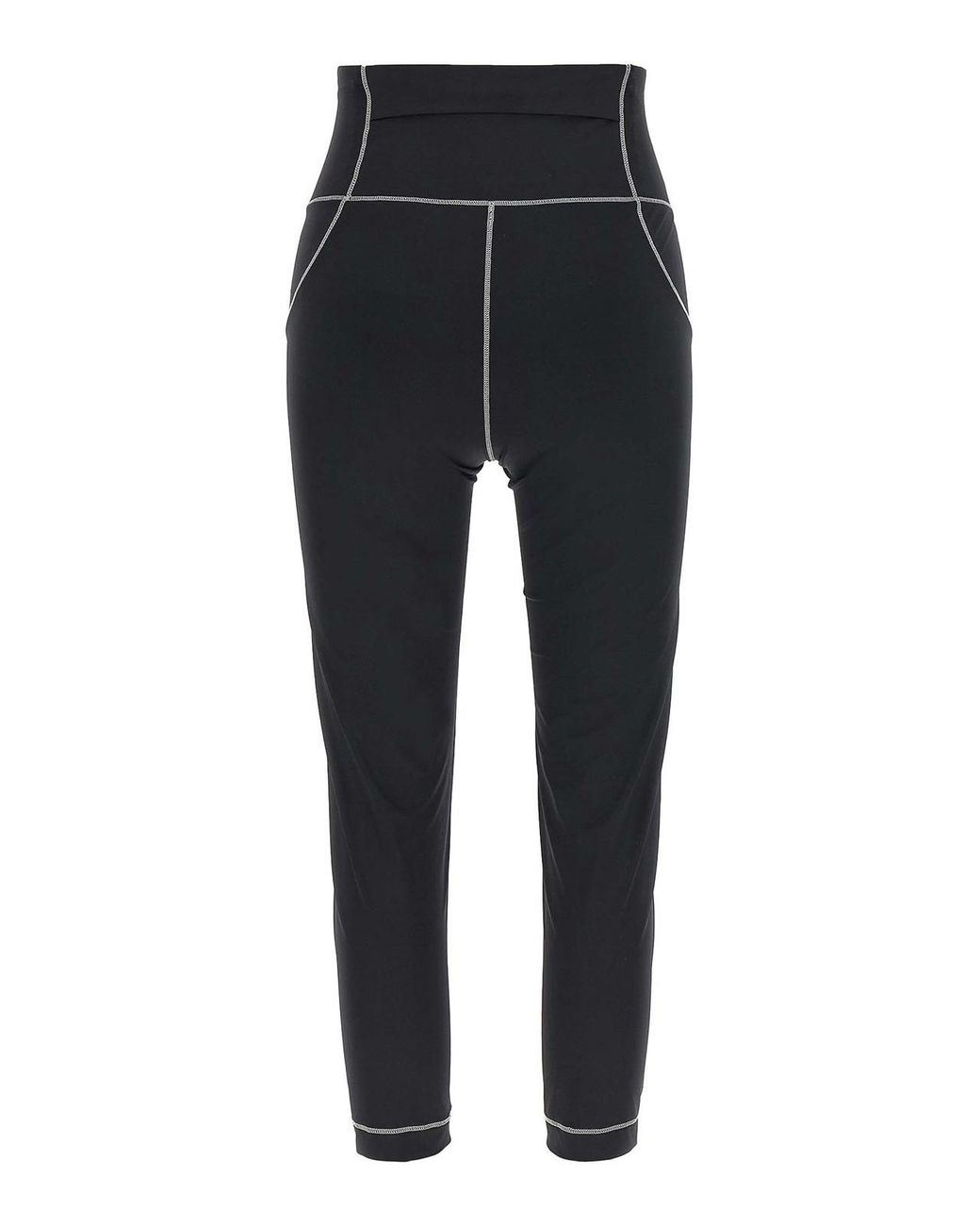 Moncler Black Leggings With Logo
