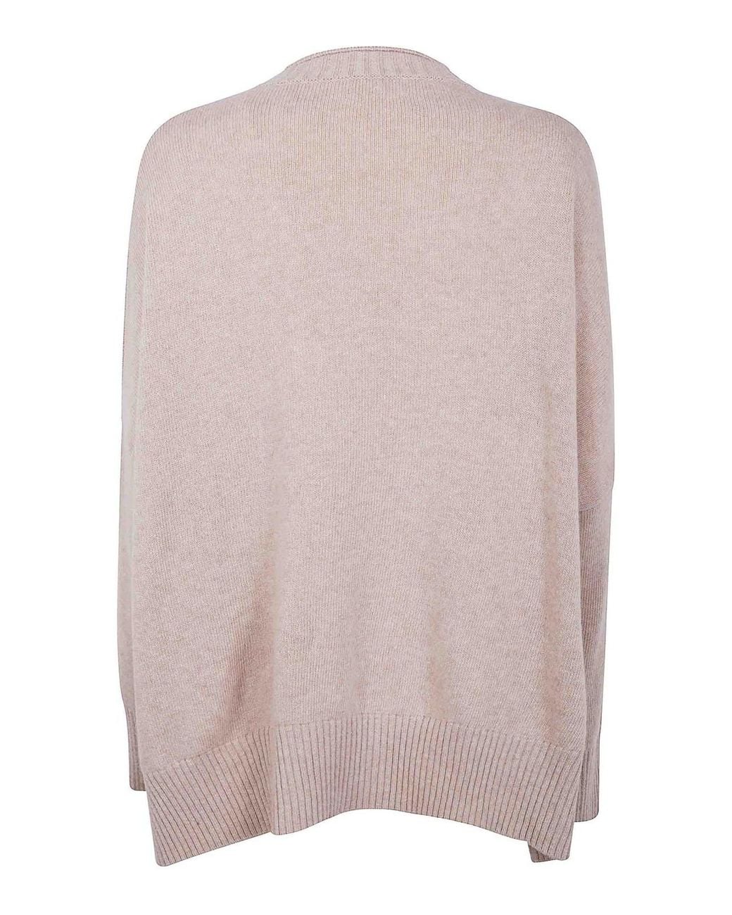 Ma'ry'ya Pink Poncho Round Neck Mix Cash