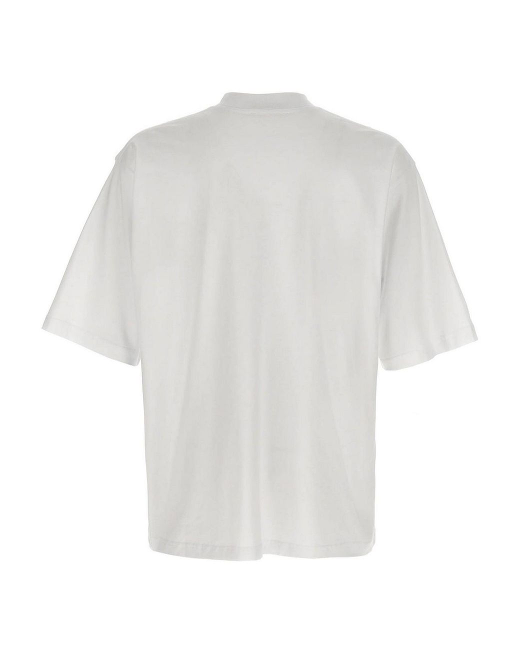 Marni White Logo Patch T-Shirt for men