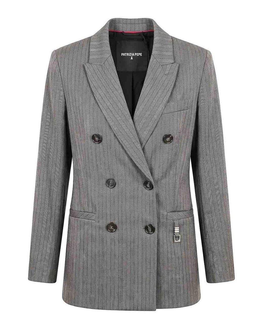 Patrizia Pepe Gray Jacket