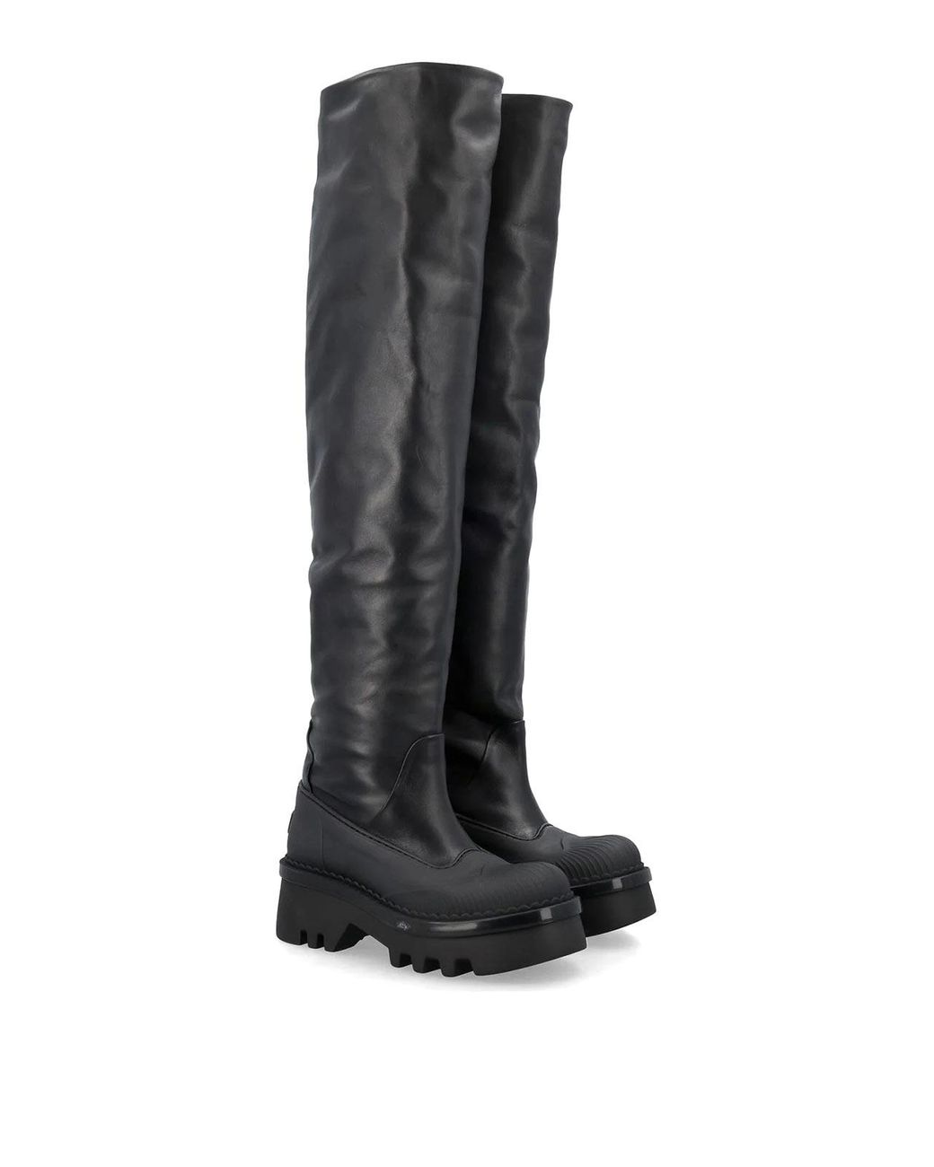 Chloé Black Raina Over Knee Boots