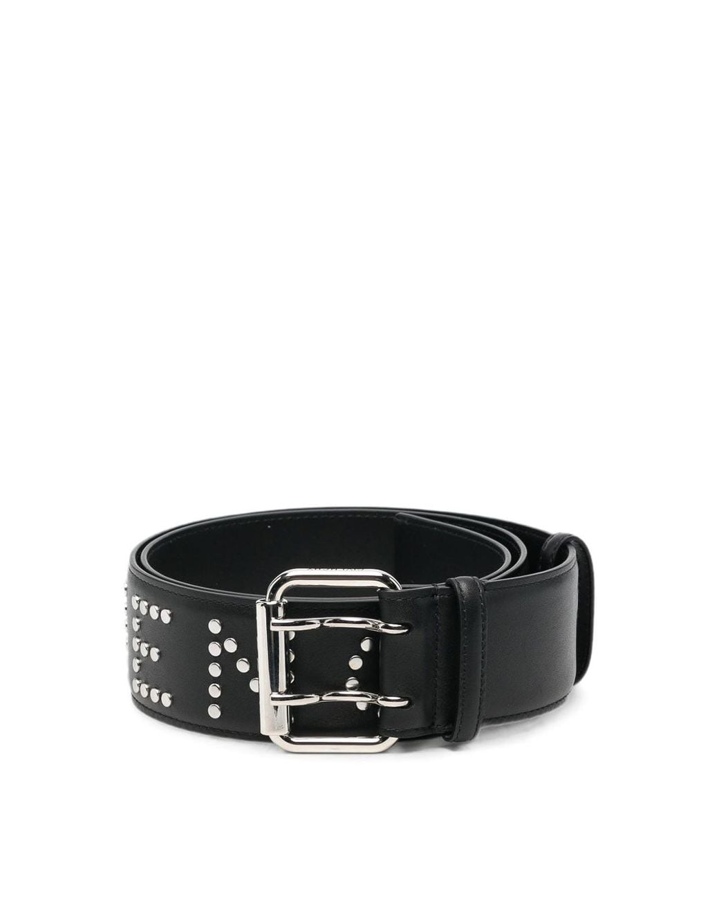 Givenchy Black Studded Leather Belt for men