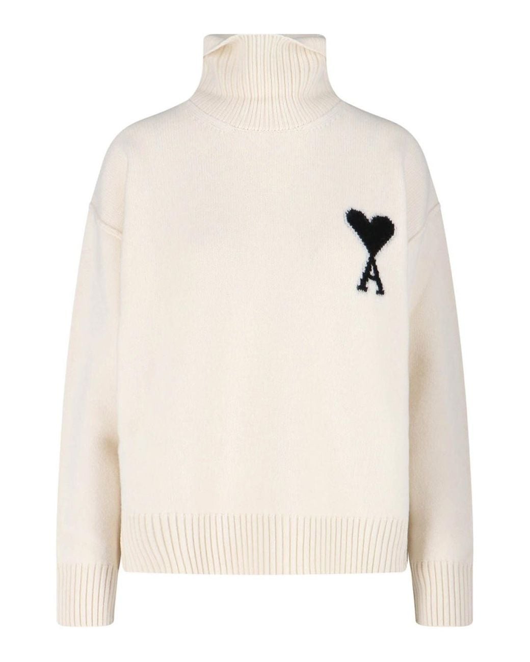 AMI Natural Logo Sweater