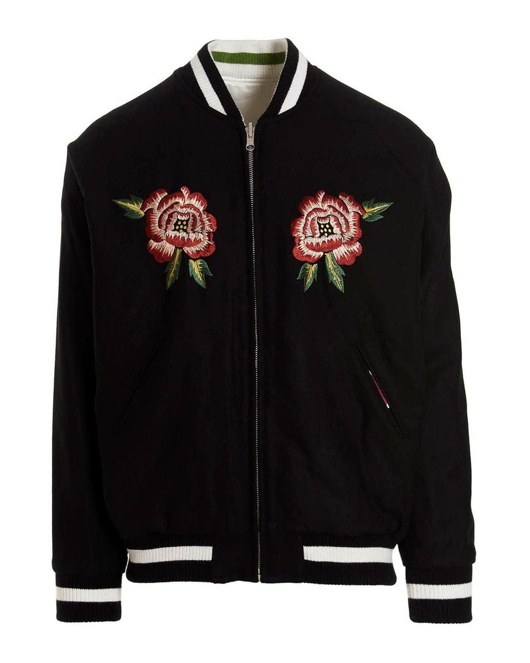 KENZO Black Gracia Reversible Bomber Jacket for men