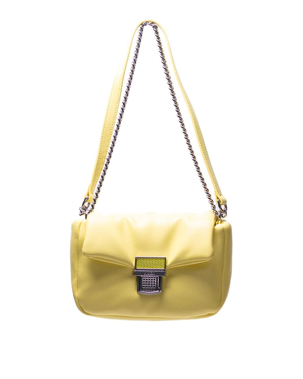 MSGM Yellow Click Bag Cross Body for men