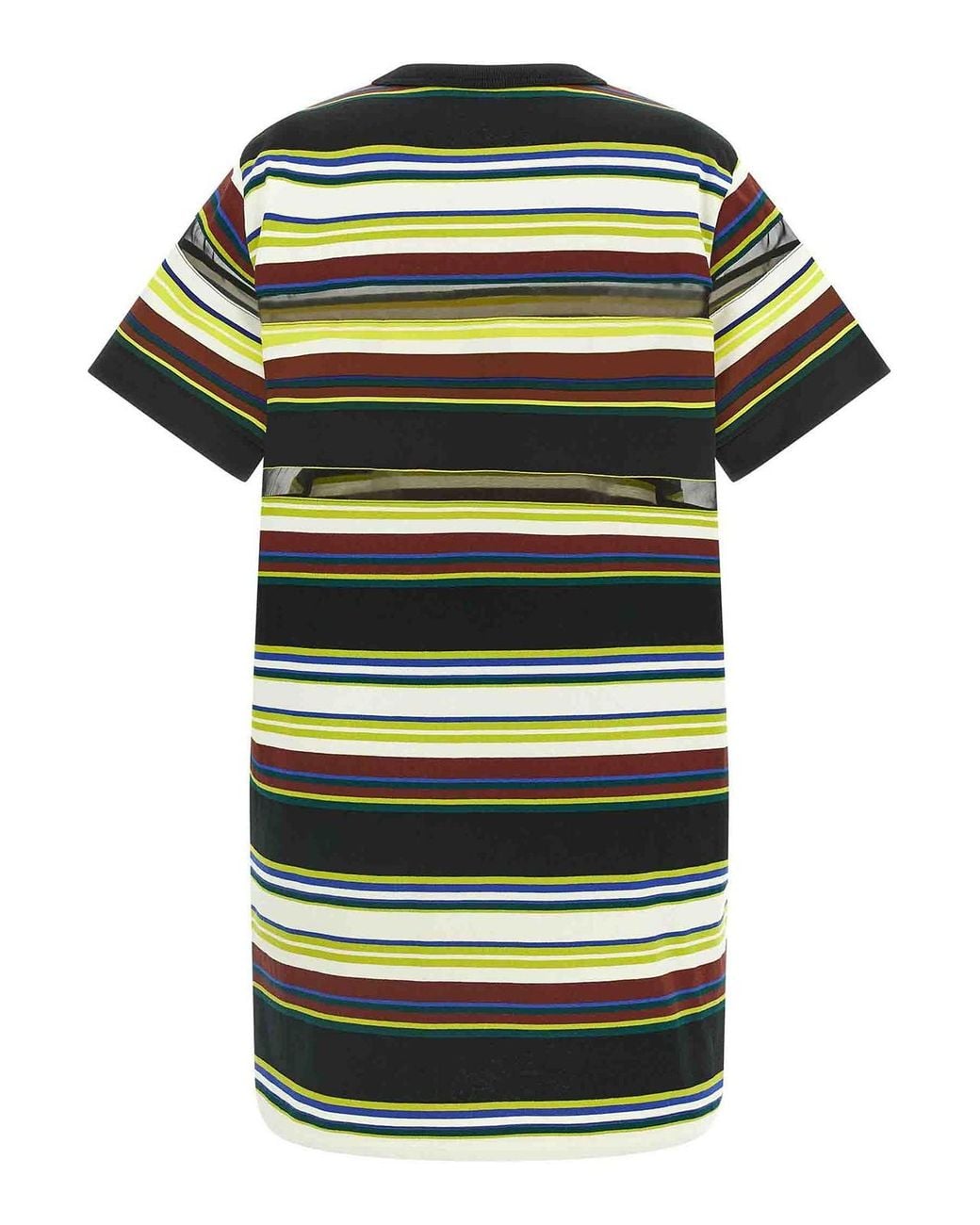 Sacai Green T-Shirt Dress