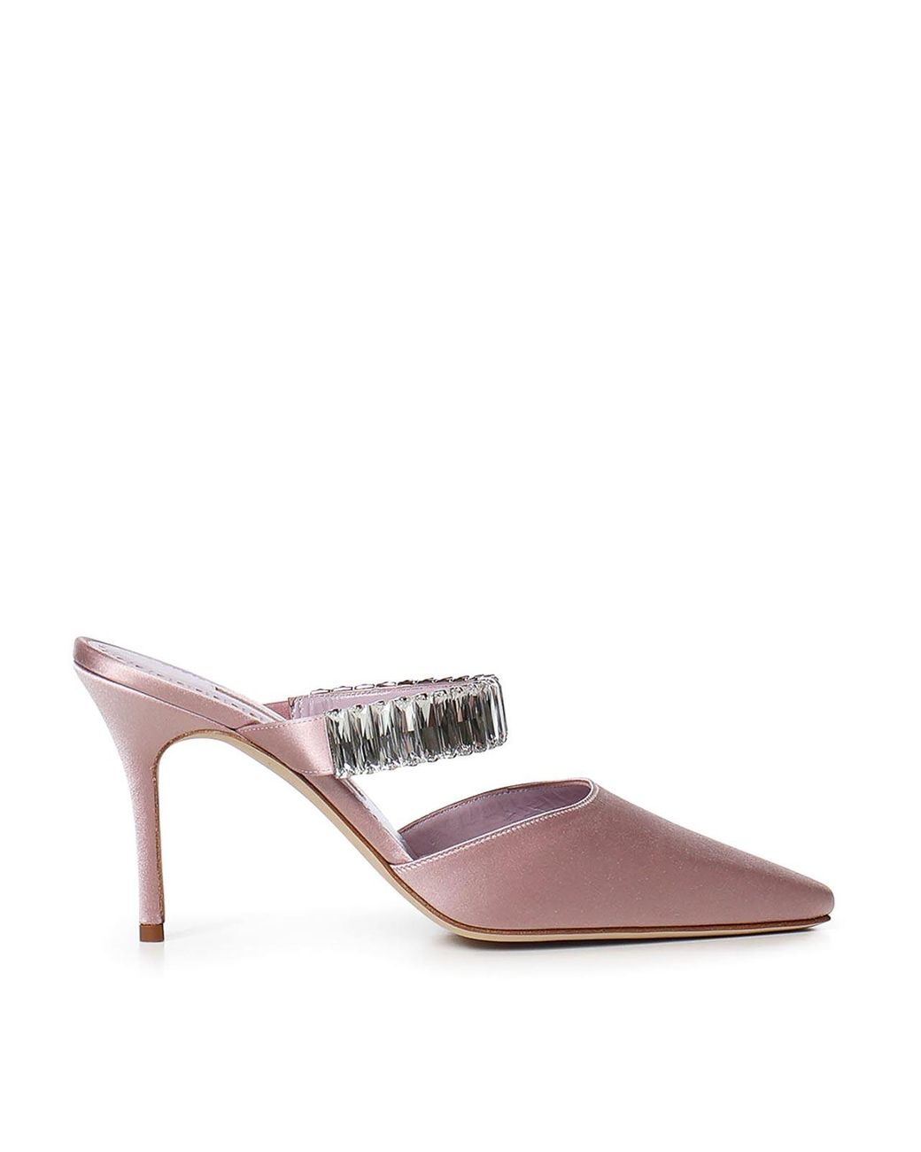 Manolo Blahnik Pink Mules
