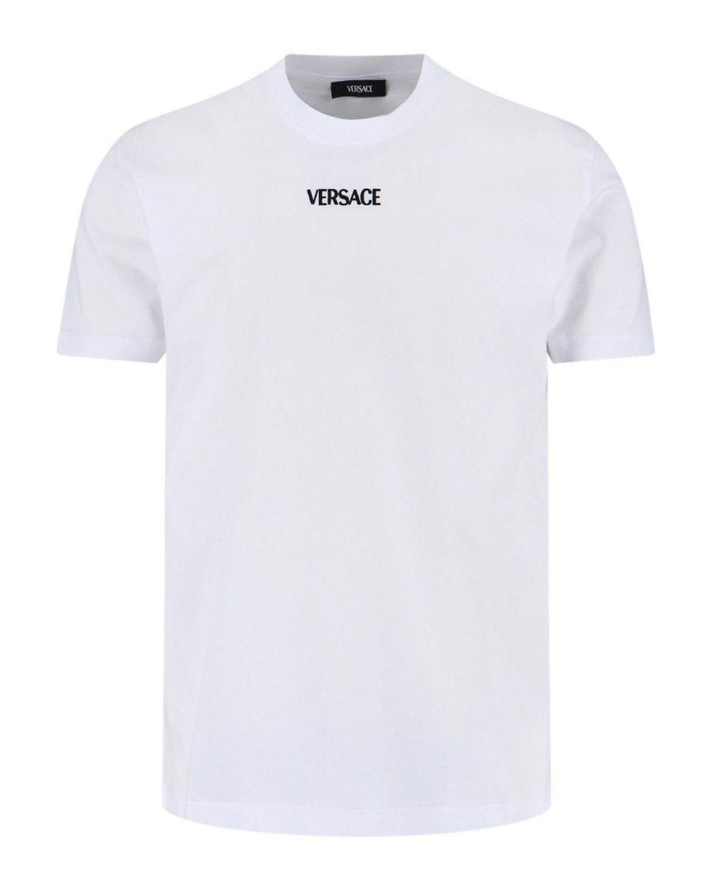 Versace White T-Shirt Logo for men