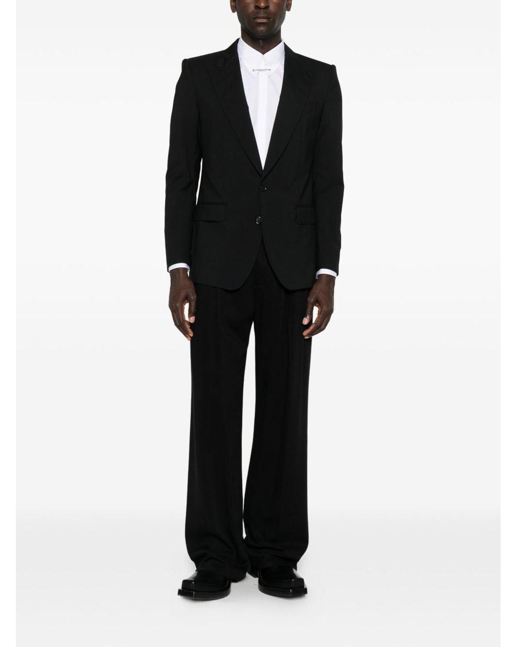 DSquared² White Pin-Collar Slim-Fit Shirt for men