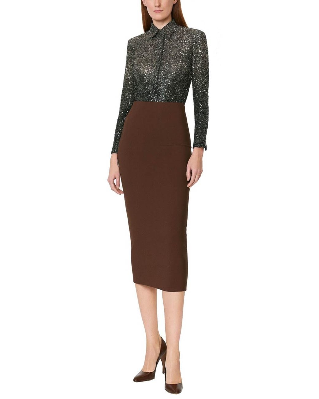 ROTATE BIRGER CHRISTENSEN Black Shirt With Sequins
