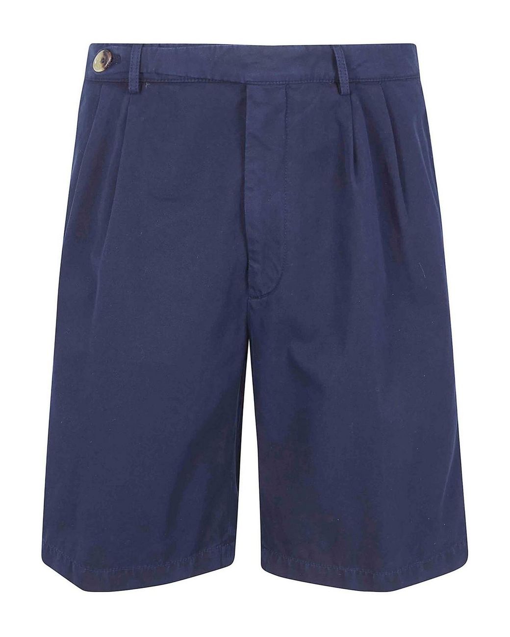 Brunello Cucinelli Blue Bermuda Trousers for men