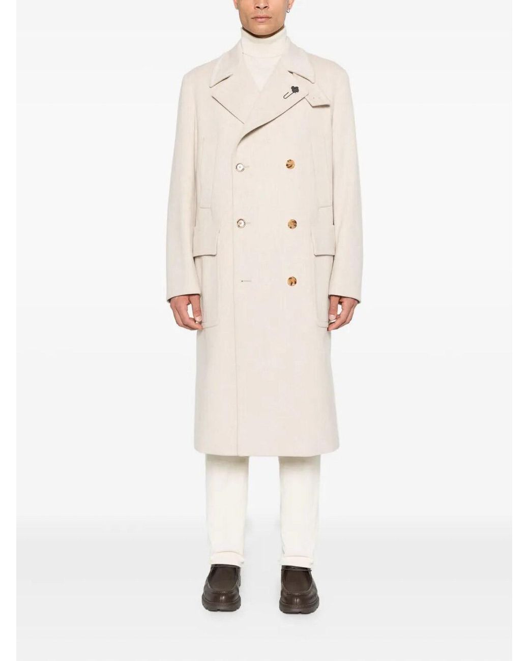 Lardini Natural Coat for men