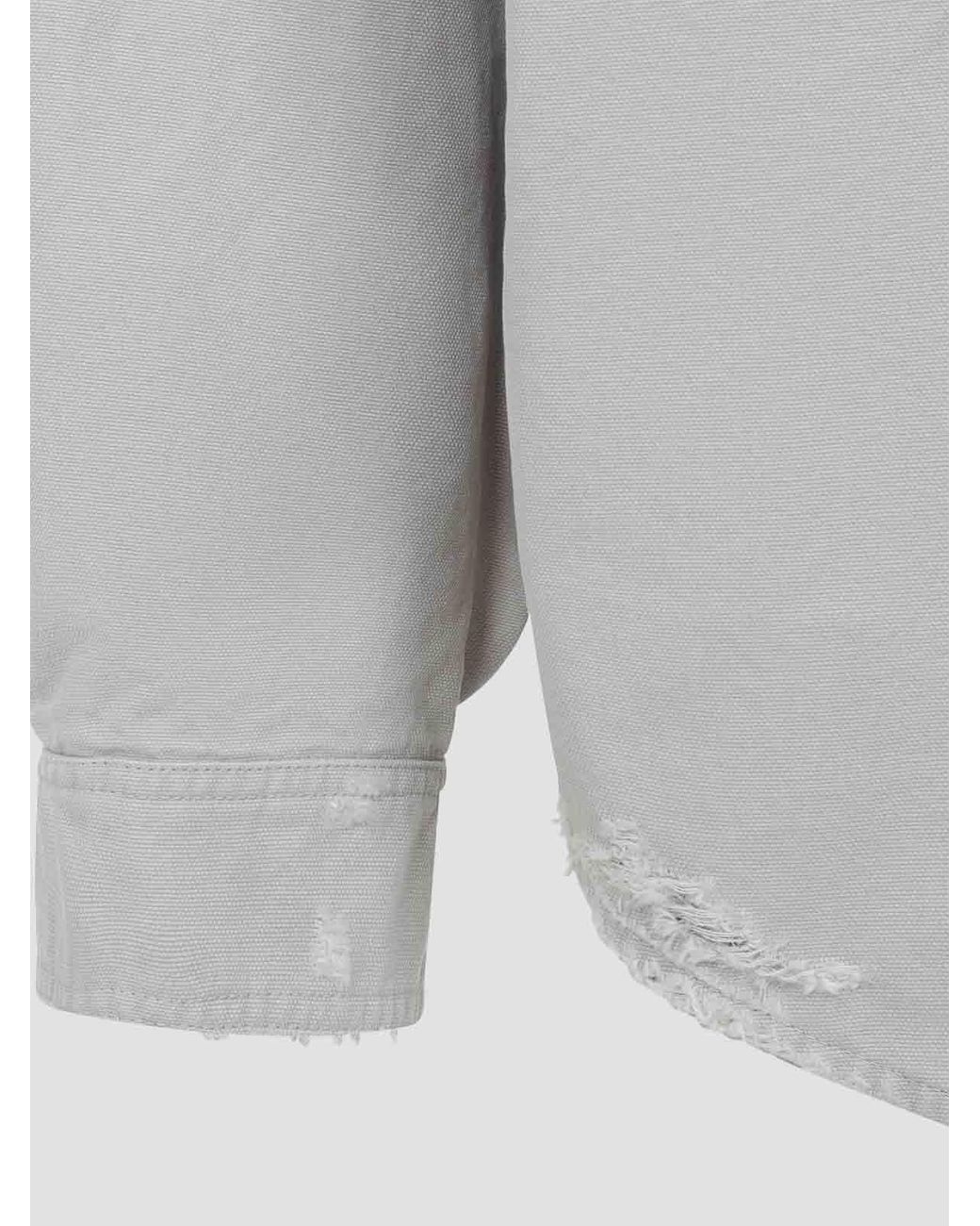 Balenciaga Gray Workwear Shirt for men