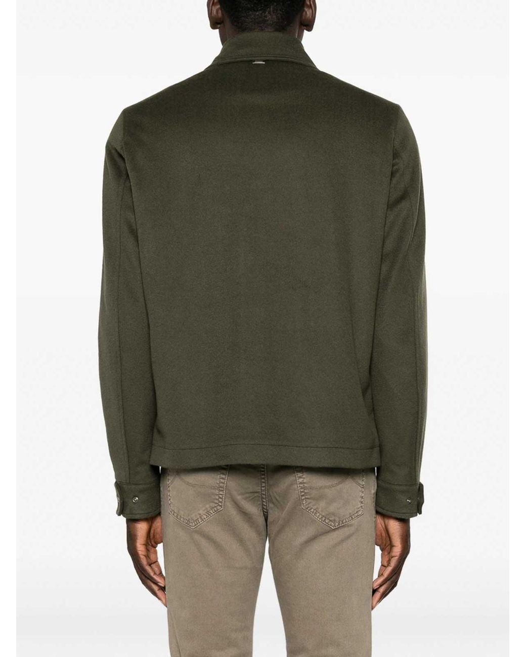 Chaqueta Casual Herno de hombre de color Green
