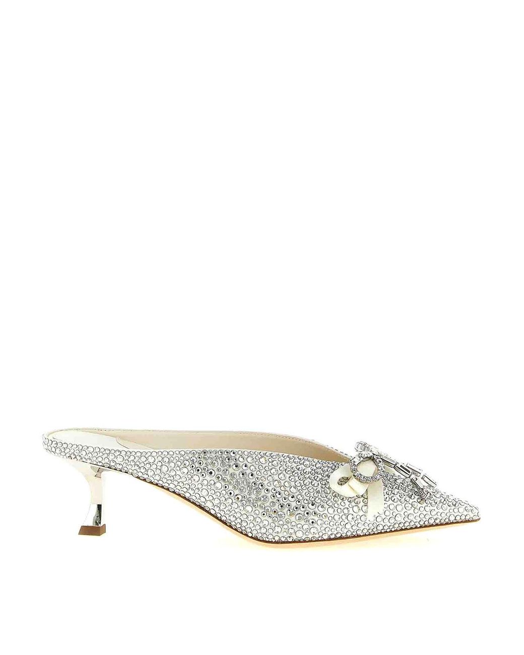 Jimmy Choo Metallic Auria Sabots
