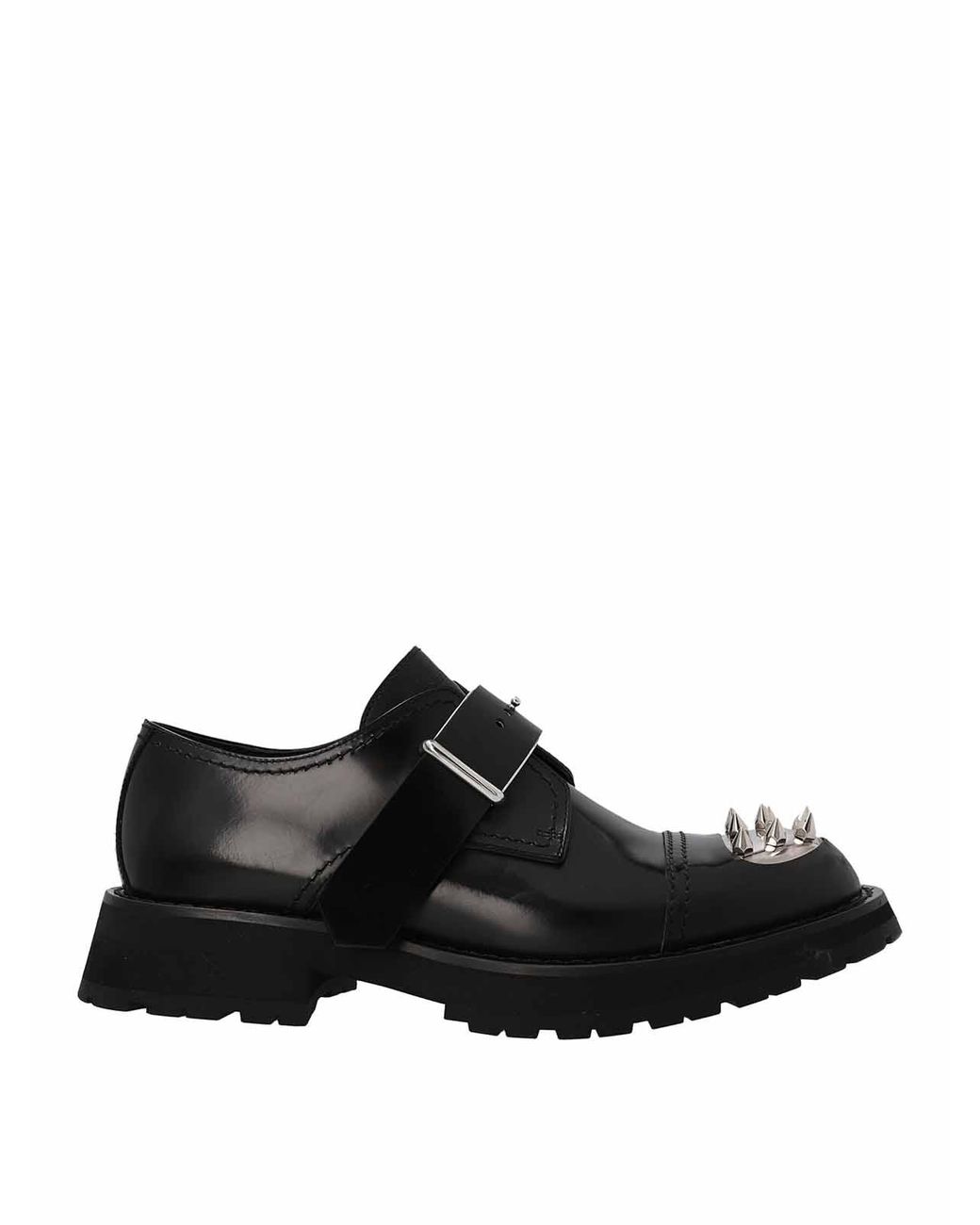 Monks Con Borchie di McQueen in Black da Uomo