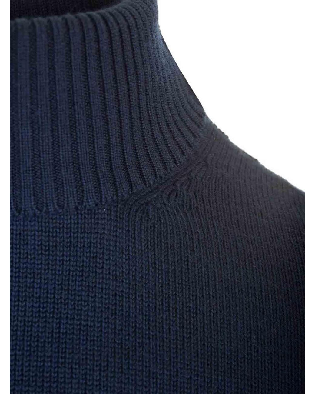 Ballantyne Blue Turtleneck Sweater for men