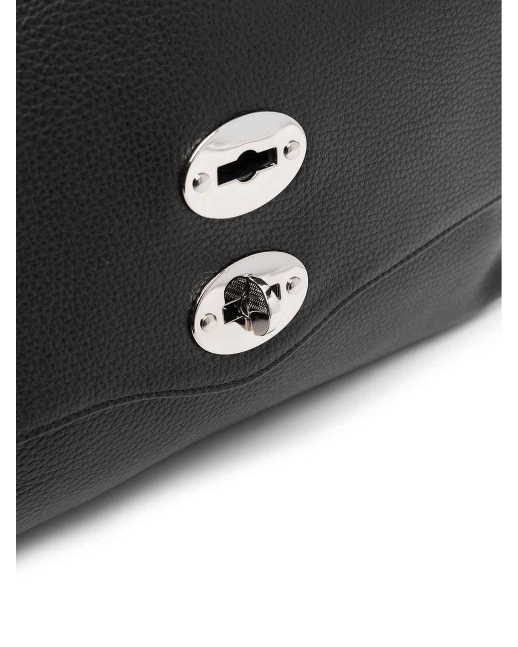 Zanellato Black Medium Postina Daily Giorno Bag