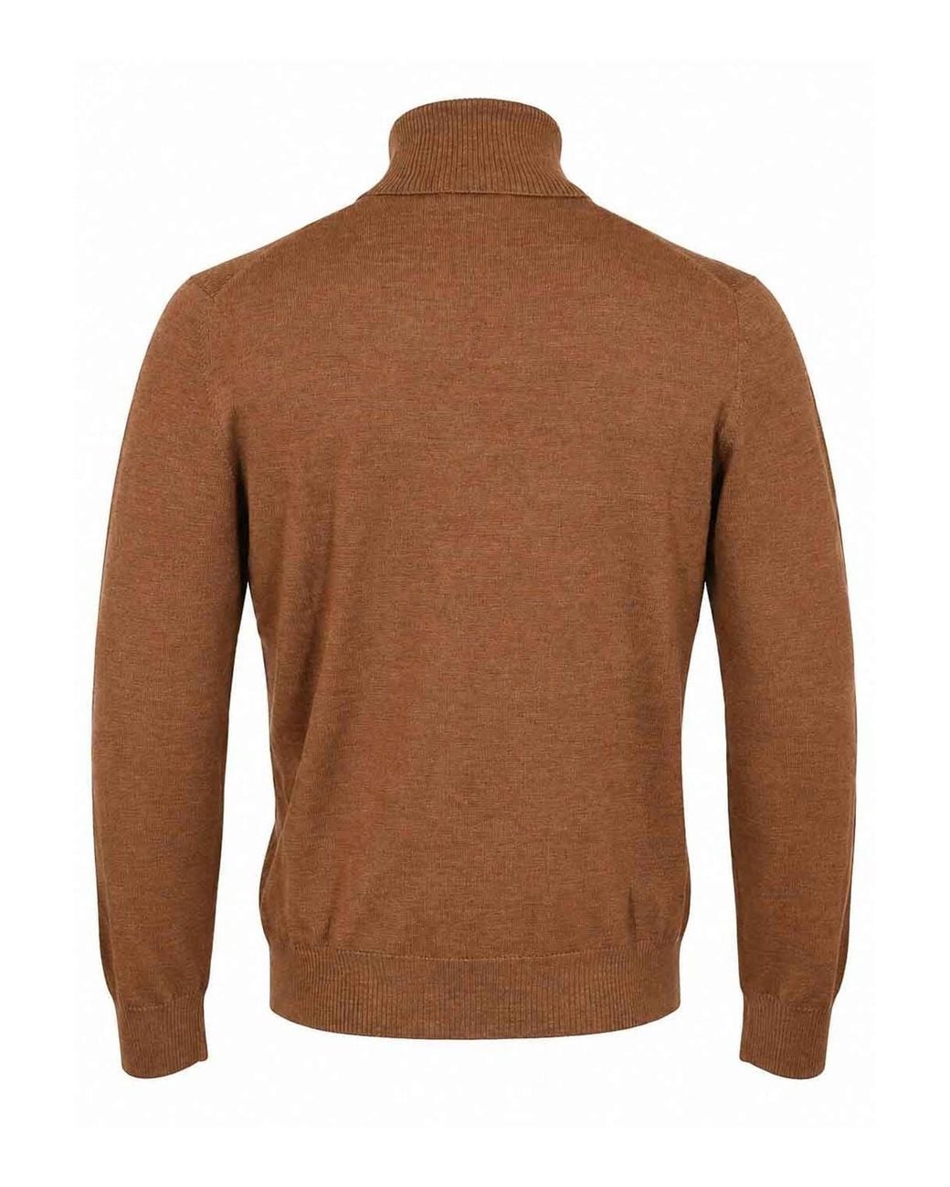 Fay Rollkragenpullover in Brown für Herren