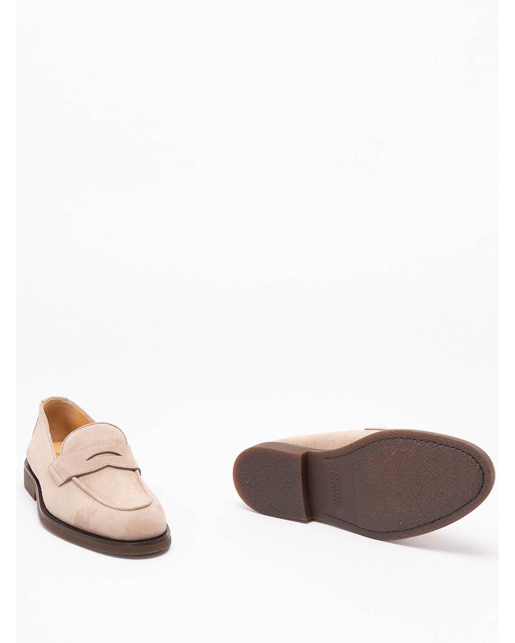 Brunello Cucinelli Gray Loafers for men