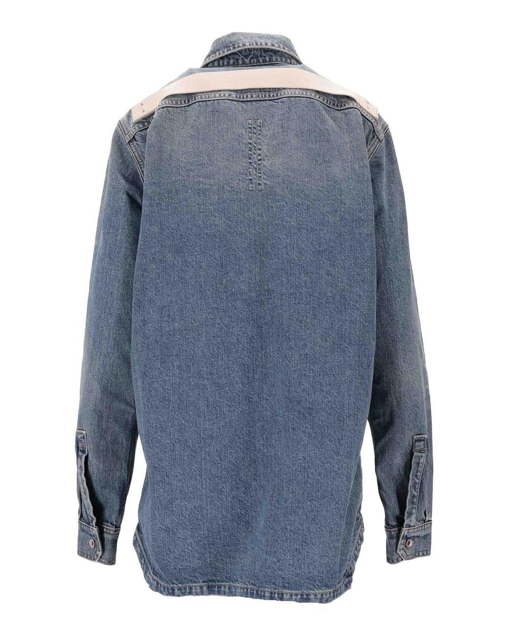 Rick Owens Blue Outershirt