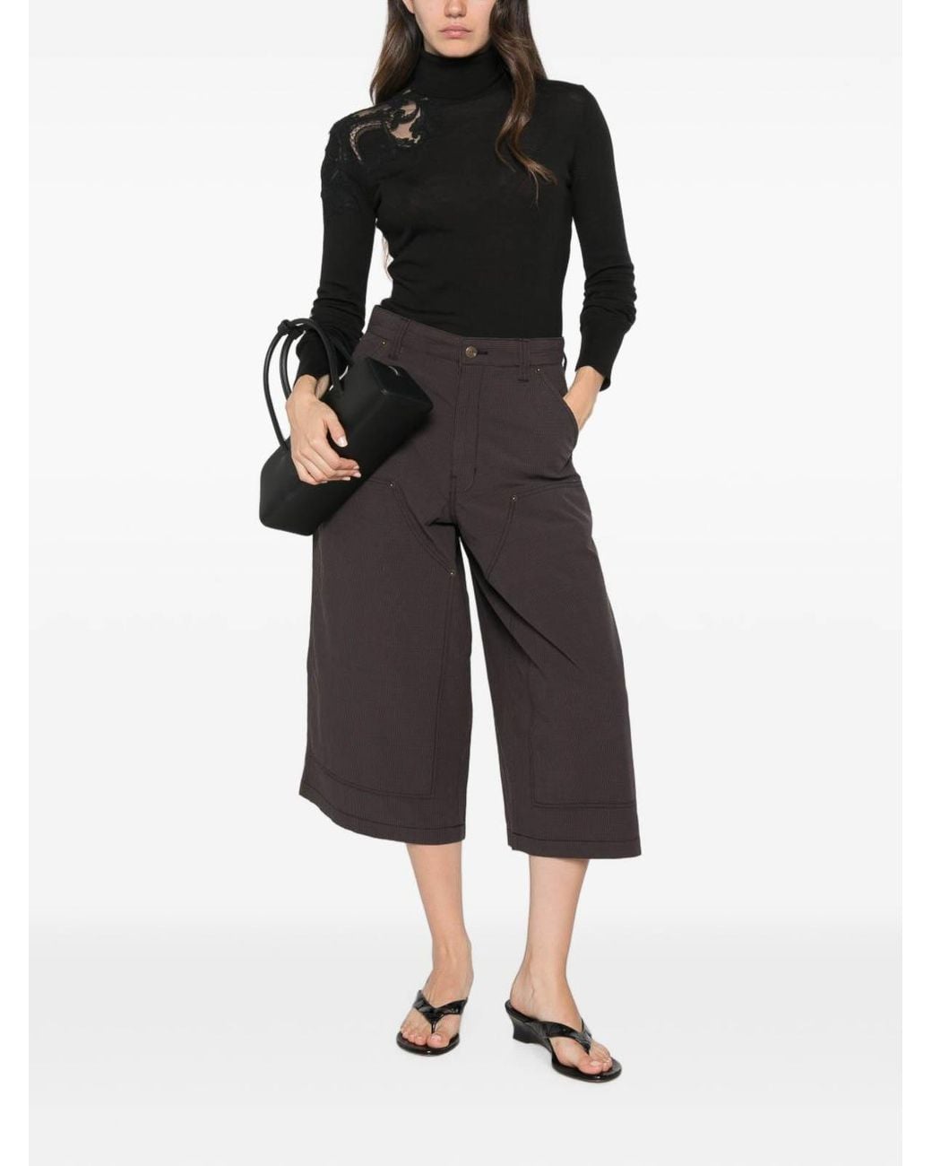 Pull Col Roulé Ermanno Scervino en coloris Black