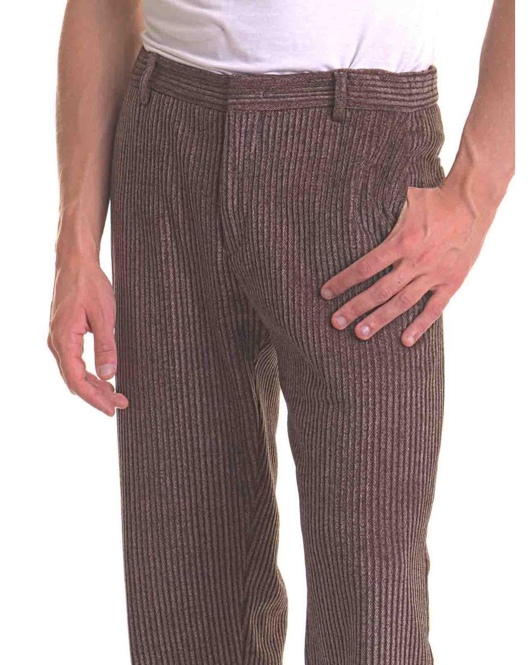 Emporio Armani Purple Pants for men
