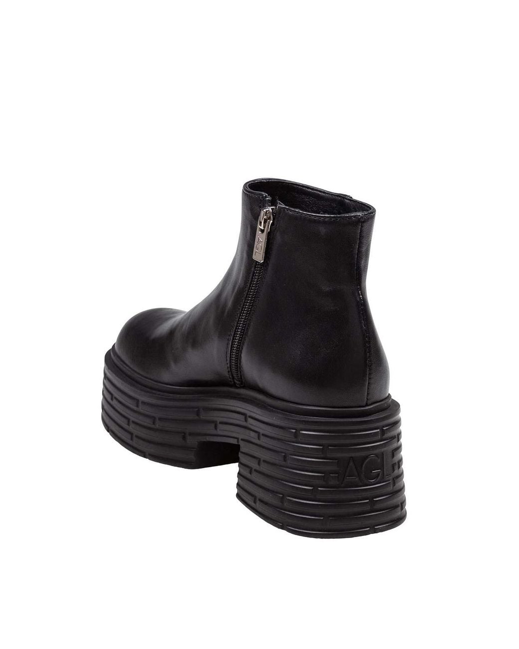 Agl Attilio Giusti Leombruni Black Lignes Ankle Boot