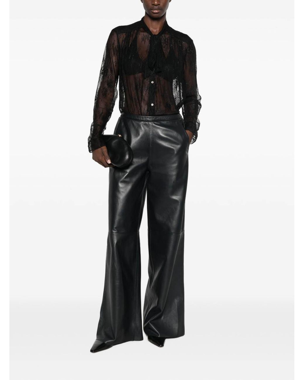 Forte_forte Gray Elegant My Pants Trousers