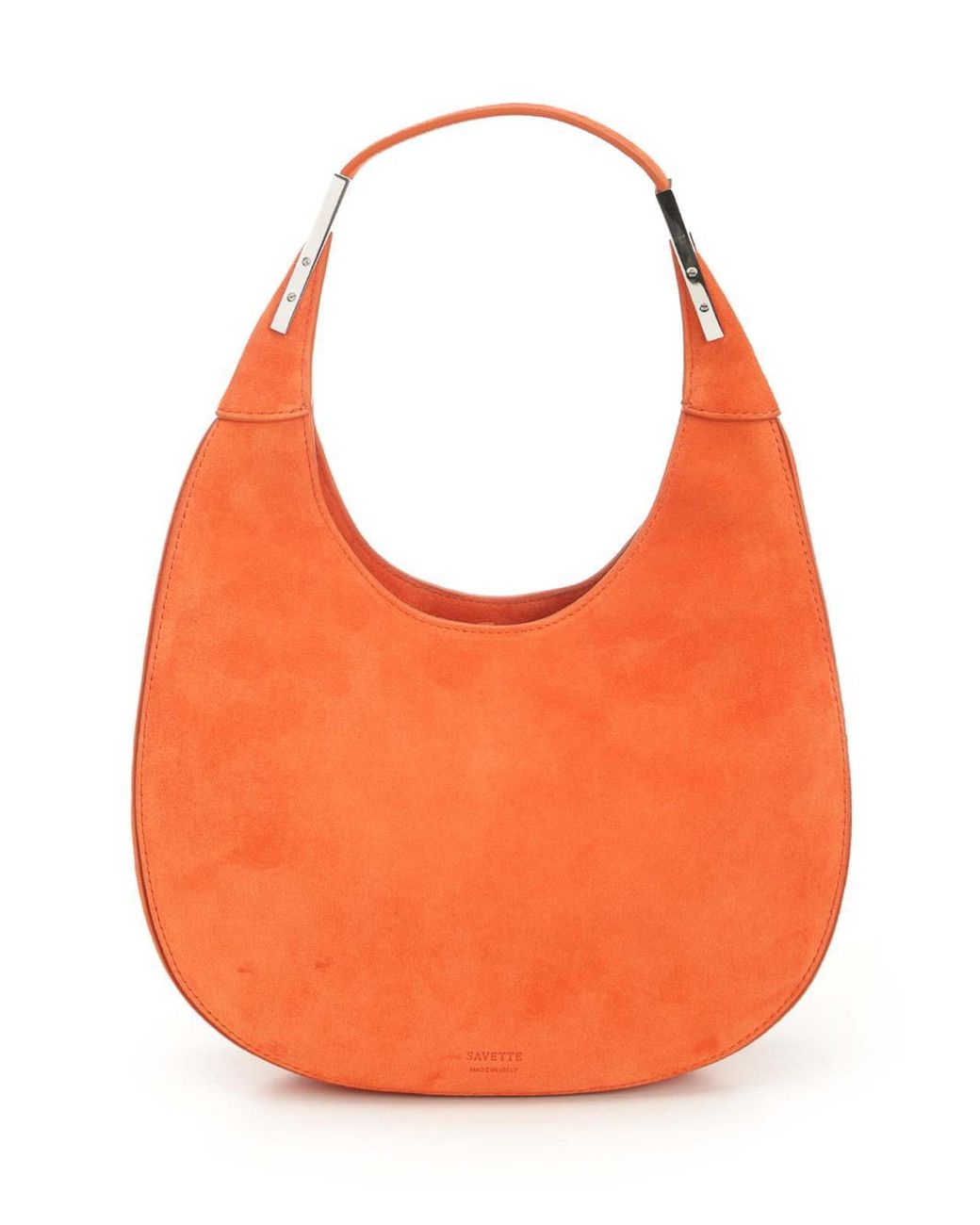 SAVETTE Orange Small Hobo Bag