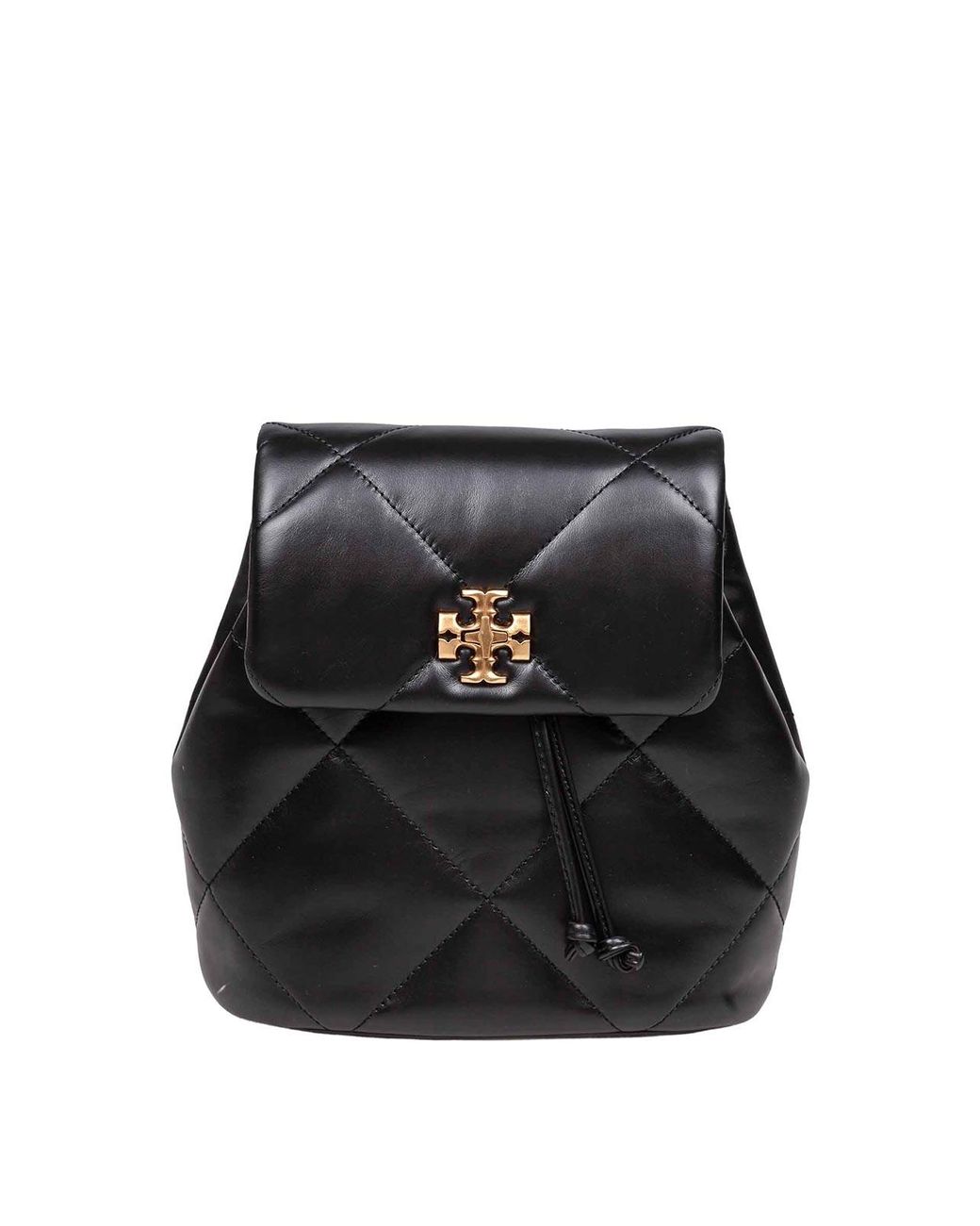 Tory Burch Black Mini Kira Diamond Backpack