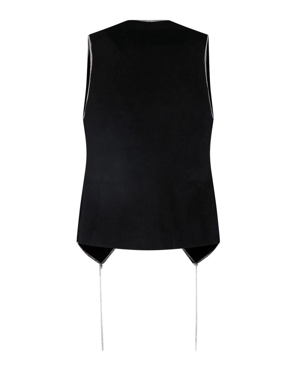 Chaleco Giorgio Armani de color Black