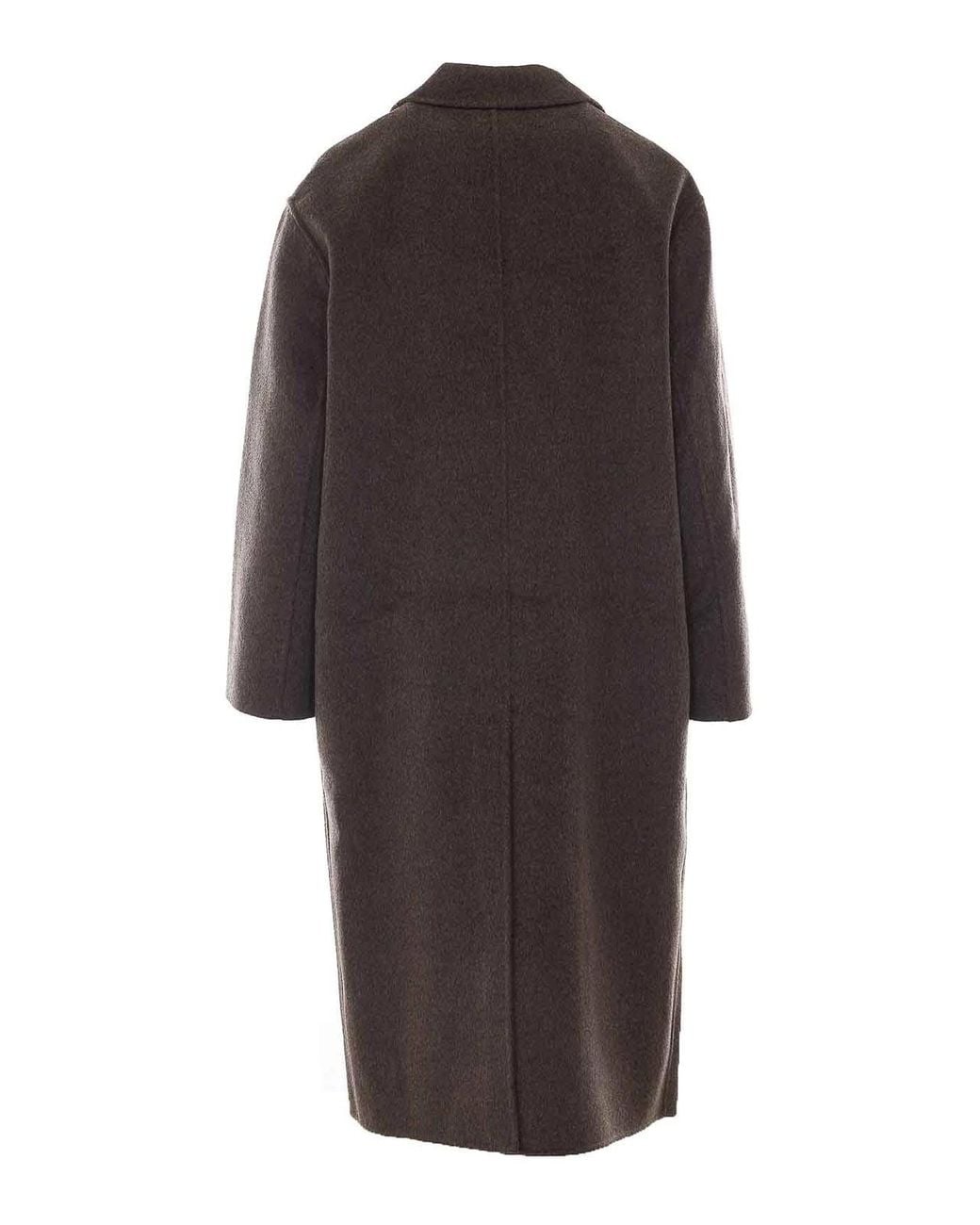 The Dynamis Studio Black Stockholm Double Breasted Button Coat