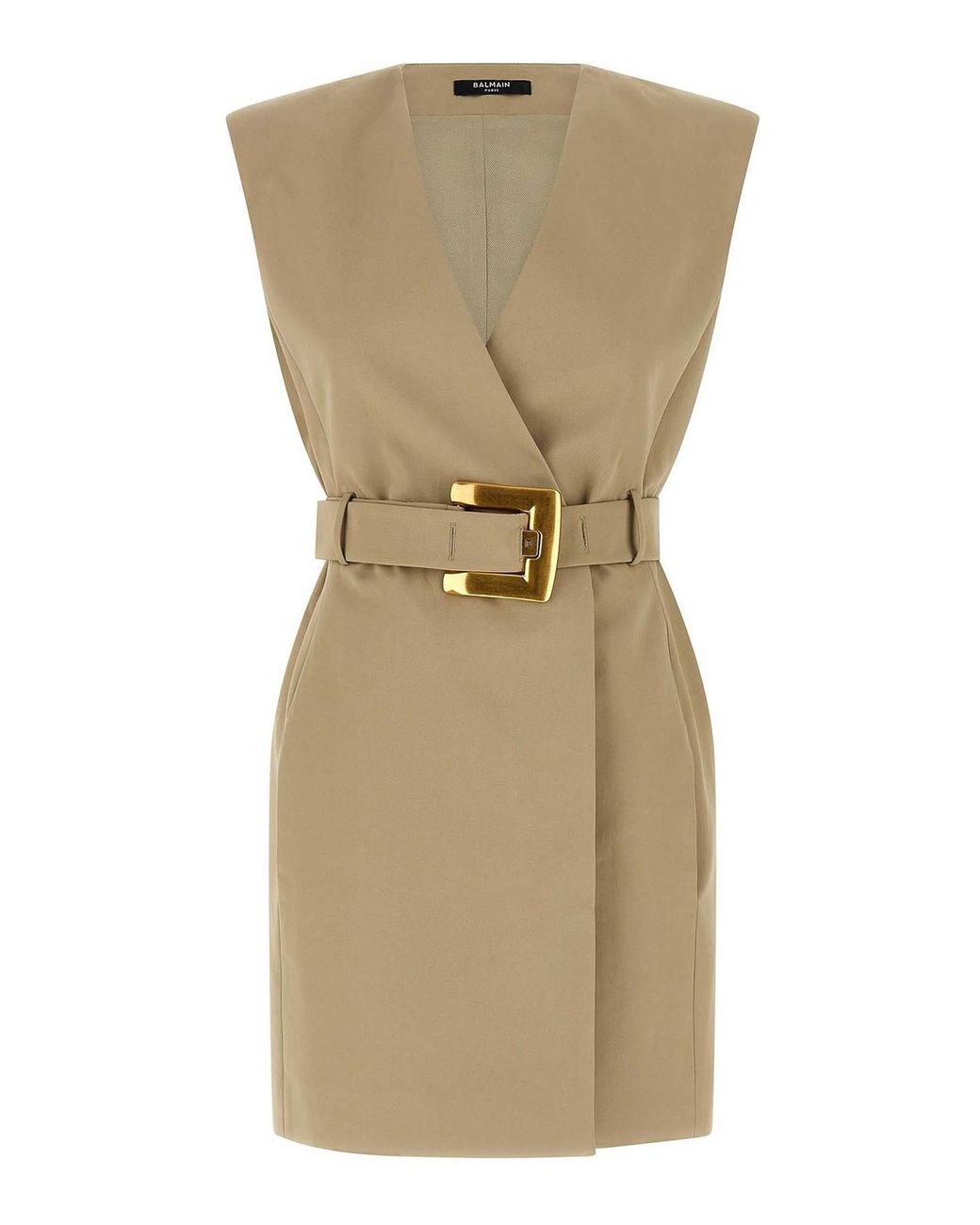 Balmain Natural Anthem Dress