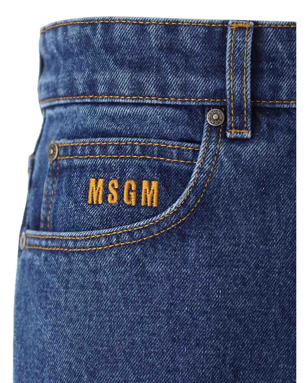 MSGM Blue Msgm Jeans for men