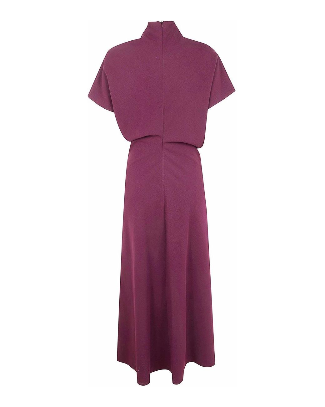 DR. HOPE Purple Bias Cut Dress