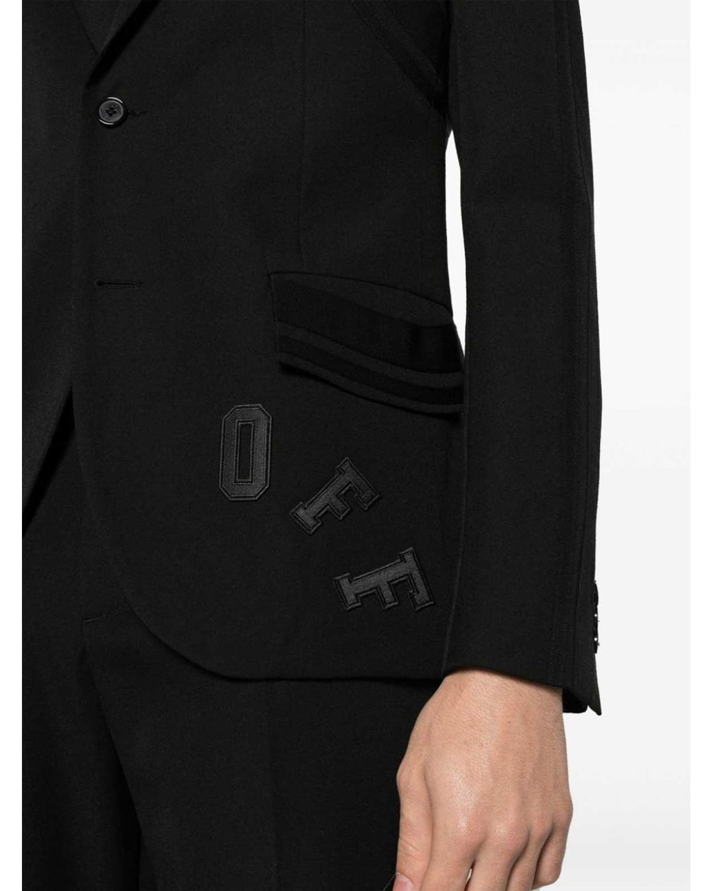 Off-White c/o Virgil Abloh Black Single-Breasted Blazer for men