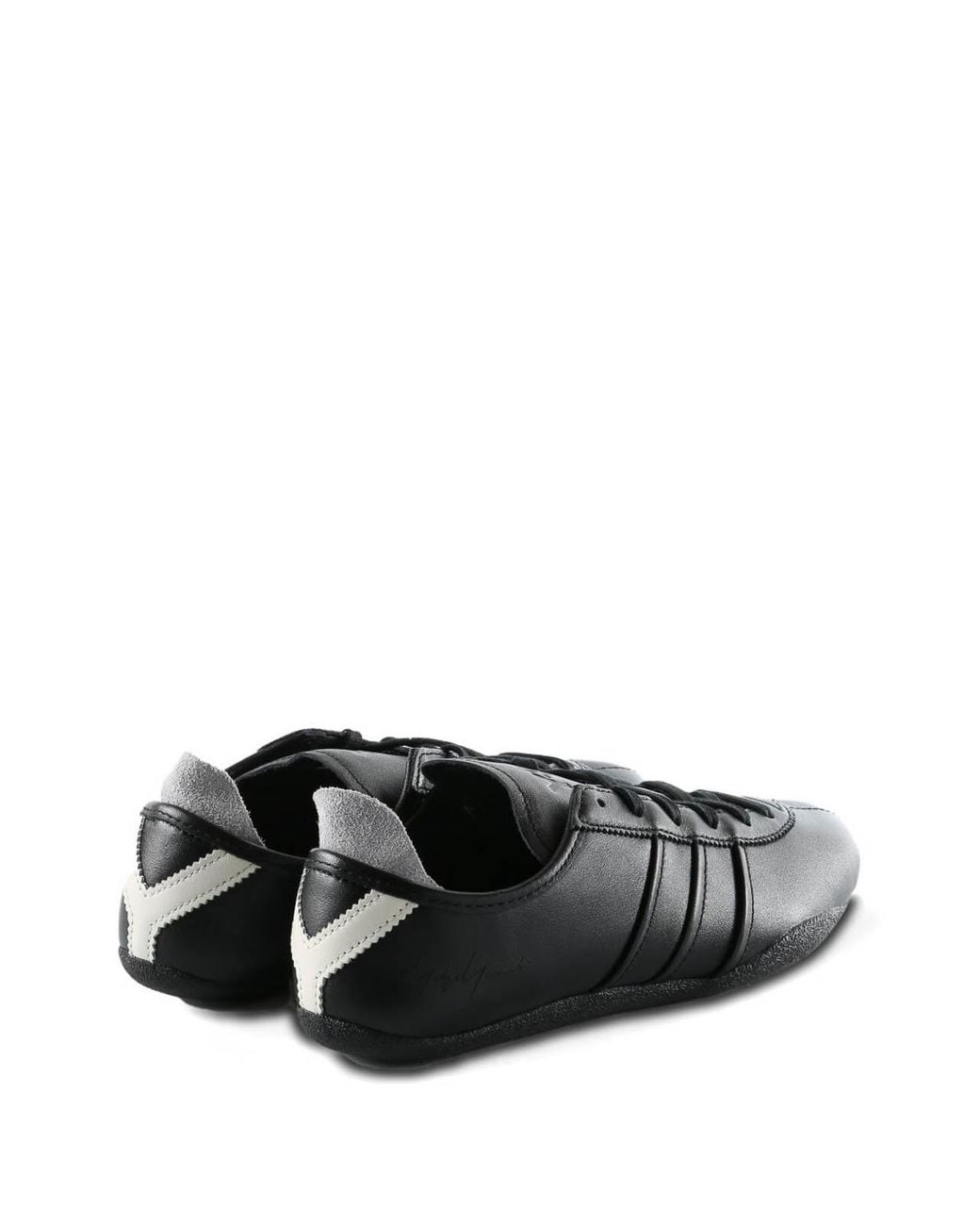 Y-3 Black Low-Top Fabric Sneakers for men