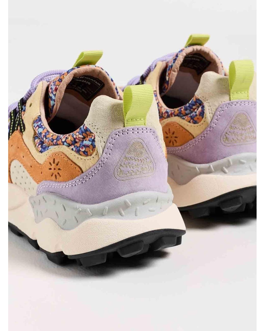 Flower Mountain White Yamano 3 Suede/Nylon