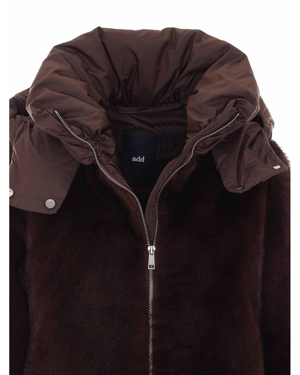 Add Black Eco Fur Jacket