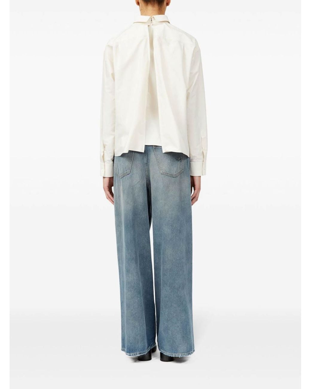 MM6 by Maison Margiela White Strata Shirt
