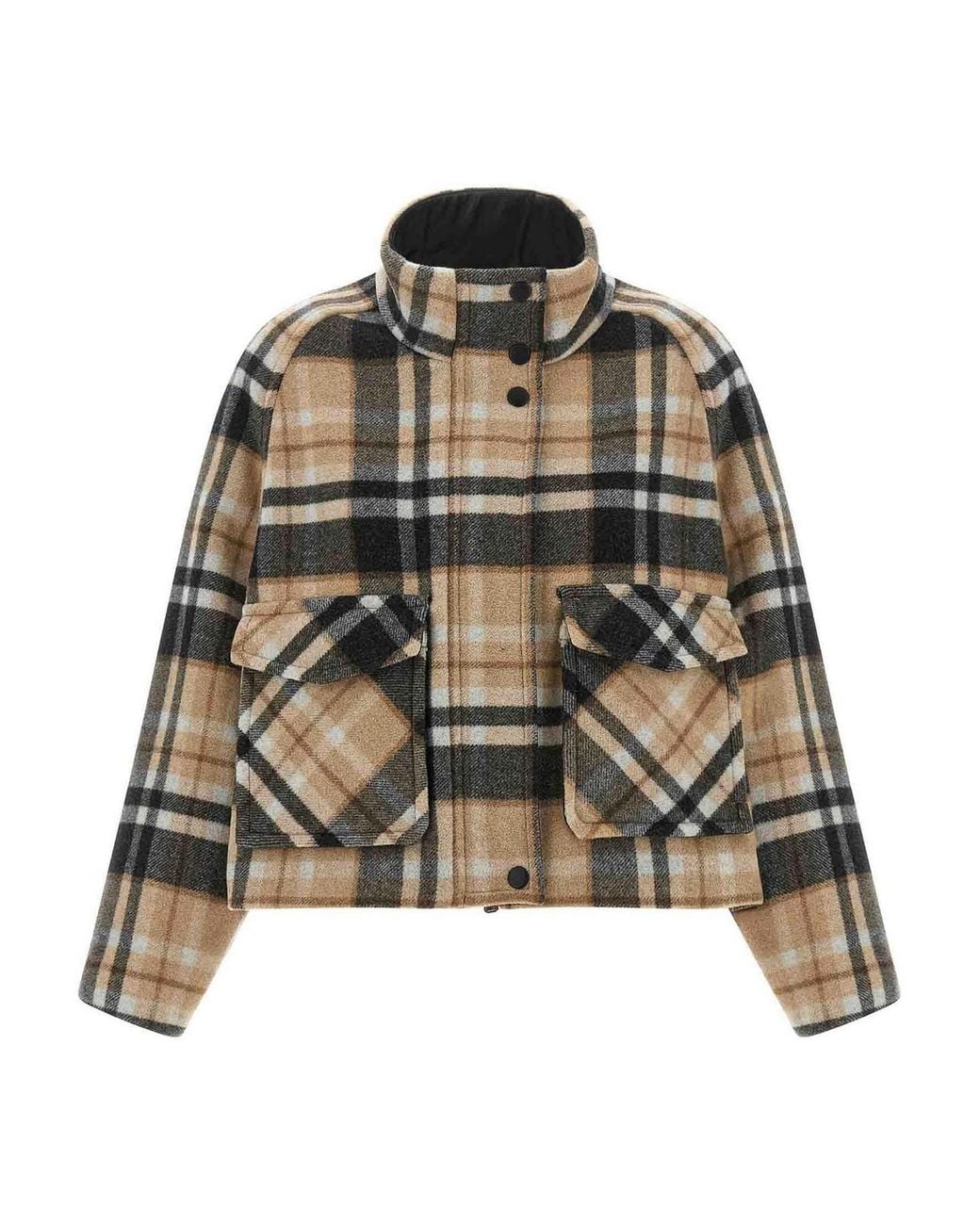 Pinko Multicolor Caban Check