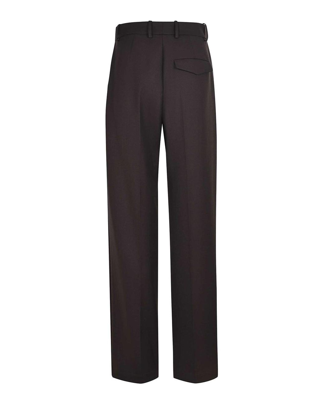Alysi Black Pants Made Of A Wool Blend