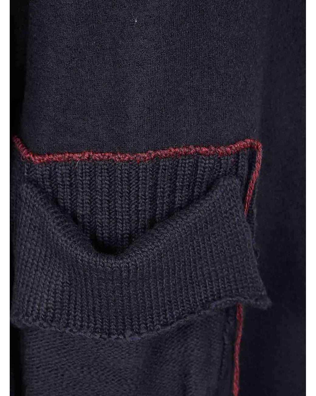 Y's Yohji Yamamoto Blue Knit Poc