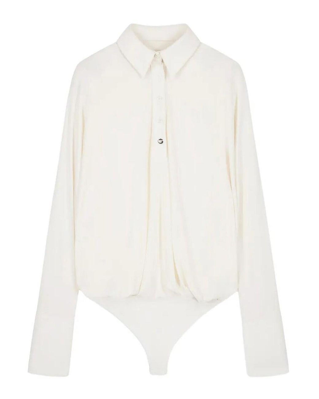 Coperni White Draped Boxy Body