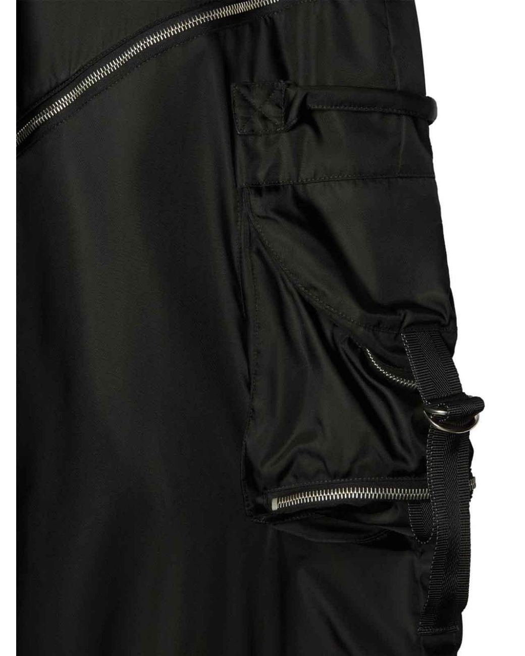 Off-White c/o Virgil Abloh Gray Nylon Cargo Pants for men