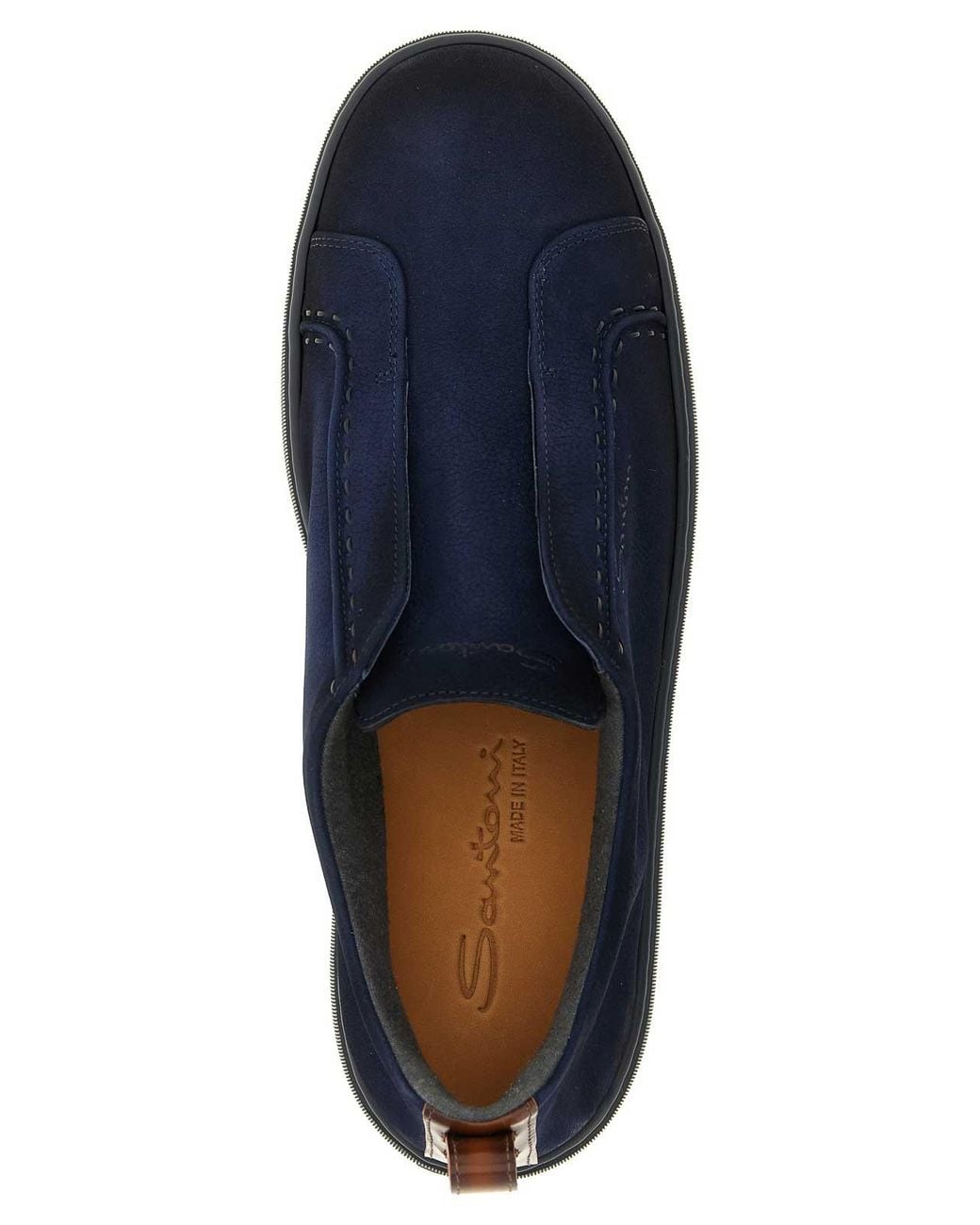 Santoni Blue Sneakers for men