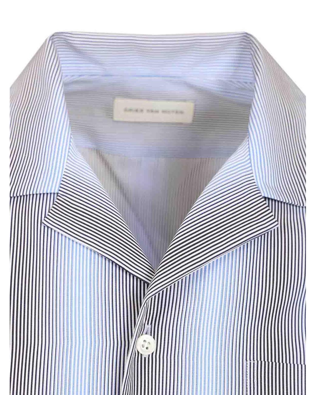 Dries Van Noten Gray Carltone Shirt for men