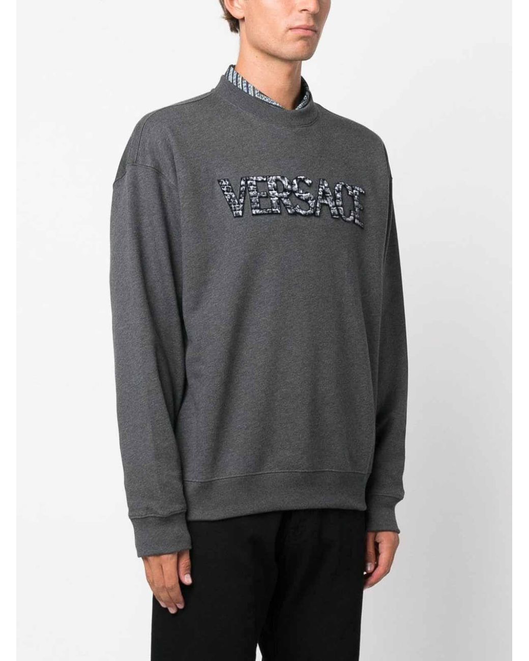 Versace Gray Sweatshirts for men