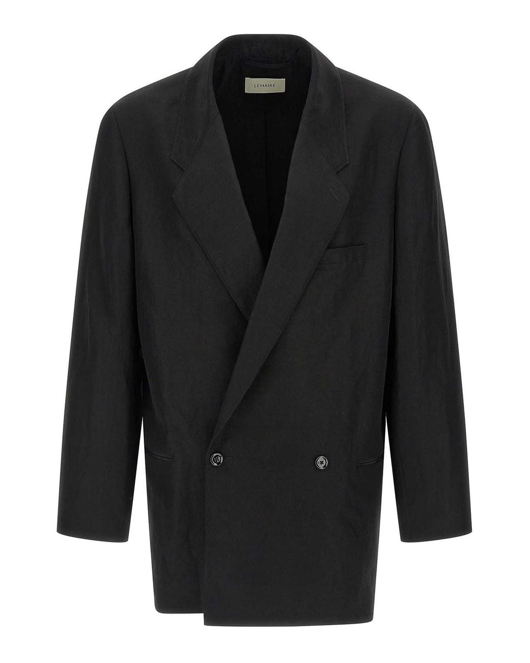Lemaire Black Soft Db Blazer for men